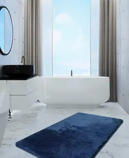Koupelnové předložky L'essentiel Koupelnový kobereček TAMARA 80x140 cm tmavě modrý