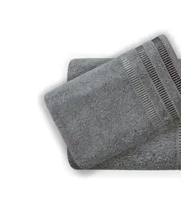 Ručníky Faro Bavlněný ručník Sagitta 70x140 cm šedý