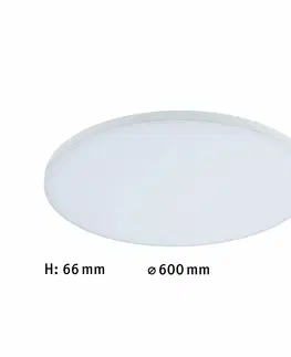 LED stropní svítidla PAULMANN LED Panel Velora kruhové 600mm 4000lm CCT bílá