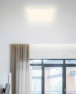 Stropní svítidla Briloner LED stropní světlo 7364, 42 x 42 cm, bílá