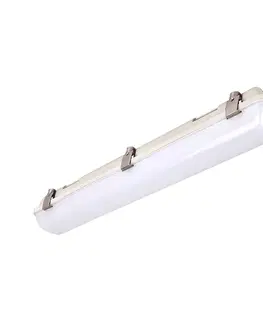 Průmyslová zářivková svítidla G & L Handels GmbH LED světlo do vlhka 659, šedé, 65 cm, 24 W