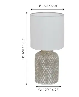 Lampy na noční stolek EGLO Stolní svítidlo BELLARIVA 97774