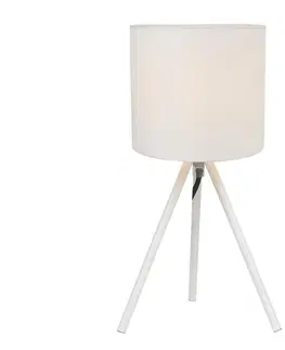 Lampy    KL108012 - Stolní lampa THEO 1xE14/9W/230V bílá 