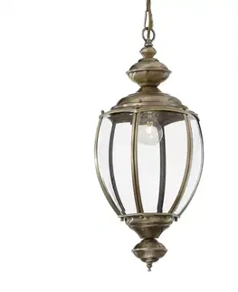 Klasická závěsná svítidla Ideal Lux NORMA SP1 BIG BRUNITO SVÍTIDLO ZÁVĚSNÉ 005911