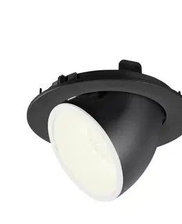 LED podhledová svítidla SLV BIG WHITE NUMINOS GIMBLE L zápustné stropní svítidlo černé/bílé 4000 K 20° 1006012