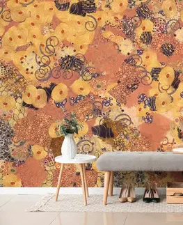 Abstraktní tapety Tapeta abstrakcia inšpirovaná G. Klimtom