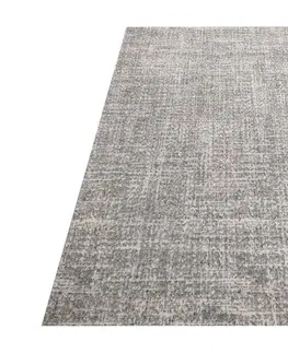 Moderní koberce Kvalitní šedý koberec v módním designu Šířka: 120 cm | Délka: 170 cm