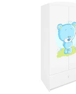 Dětský nábytek Kocot kids Dětská skříň Babydreams 90 cm medvídek bílá