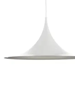 Závěsná světla GUBI GUBI Semi závěsné světlo, Ø 60 cm, bílé