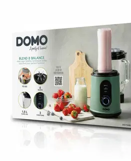 Mixéry DOMO DO734BL stolní mixér 2v1 se smoothie