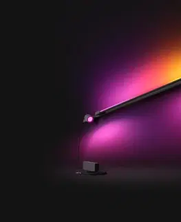 Chytré osvětlení Philips HUE Perifo lištové nástěnné svít. 2 spoty+Gradient Tube, LED WACA 39,9W 3620lm 2000-6500K RGB černá