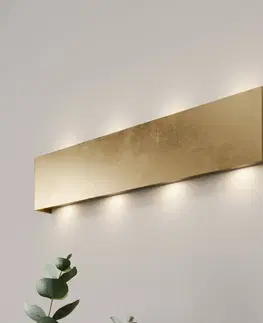 Nástěnná svítidla quitani Quitani LED nástěnné svítidlo Maja, zlatá antika, šířka 54 cm