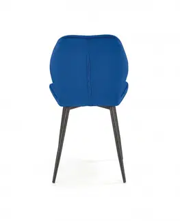 Židle Jídelní křeslo K453 Halmar Modrá