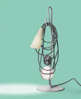 Stolní lampy Foscarini Foscarini Filo LED stolní lampa, Amethyst Queen