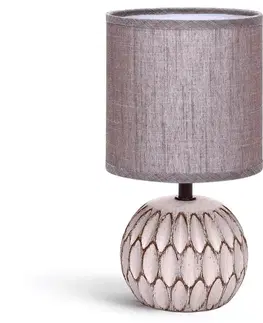 Lampy  B.V.  - Stolní lampa 1xE14/40W/230V fialová 