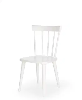 Židle HALMAR Jídelní židle Brandy bílá