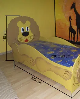 Postele Artplast Dětská postel LEV Provedení: lev