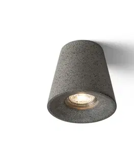 Moderní bodová svítidla RED - DESIGN RENDL RENDL VOLCA stropní beton/dekor tmavý granit 230V LED GU10 5W R13795