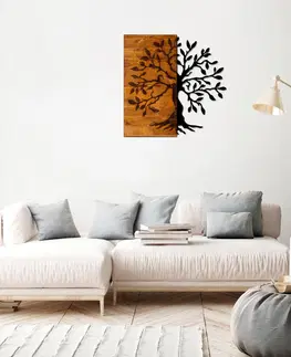 Bytové doplňky a dekorace Hanah Home Nástěnná dekorace Agac strom ořech/černá