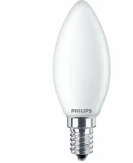 LED žárovky Philips CLA LEDCandle ND 4.3-40W B35 E14 FR