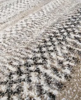 Moderní koberce Kvalitní koberec s abstraktním vzorem v přírodních odstínech