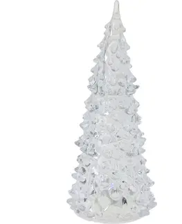 Vánoční dekorace Vánoční LED dekorace Barevný stromeček, 17 cm