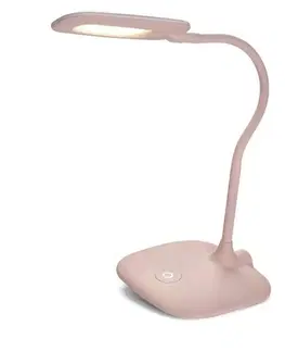 Stolní lampy do kanceláře EMOS LED stolní lampa STELLA, růžová 1538156000