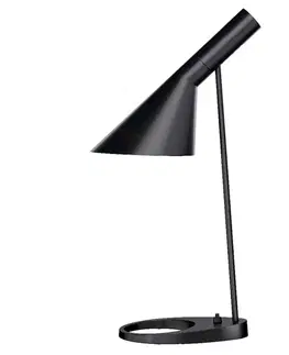 Stolní lampy Louis Poulsen Louis Poulsen AJ - designová stolní lampa, černá