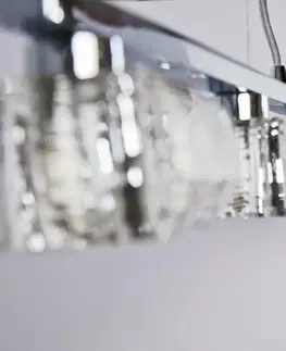 Designová závěsná svítidla AZzardo RUBIC závěsné svítidlo 4x G9 40W bez zdroje 68cm IP20, chrom/křišťál