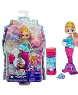 Hračky panenky MATTEL - Enchantimalittle Smoby Mořské Království Bublinková Mořská Panna