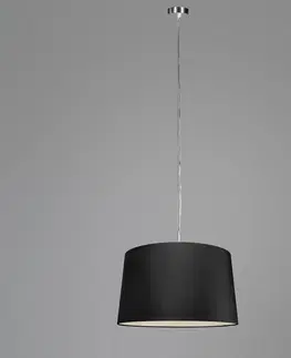 Zavesna svitidla Moderní závěsná lampa z oceli se stínidlem 45 cm černá - Cappo 1