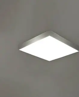 Stropní svítidla Pujol Iluminación Stropní světlo Apolo IP44, 35 cm nikl
