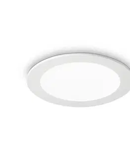 Podhledové světlo Ideallux LED stropní světlo Groove round 3 000 K 11,8cm