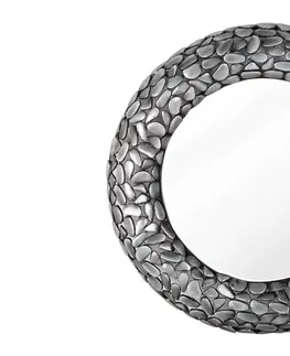 Zrcadla LuxD Designové nástěnné zrcadlo Mauricio II 82 cm šedé