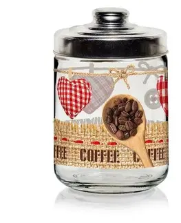 Mísy a misky Cerve Skleněná dóza na kávu Valentina, 800 ml