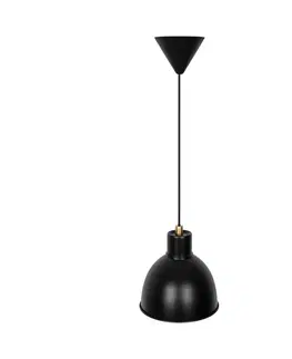 Industriální závěsná svítidla NORDLUX Pop závěsné svítidlo matná černá 2213623003