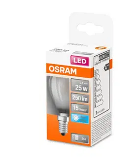LED žárovky OSRAM OSRAM Classic P LED žárovka E14 2,5W 4 000K matná