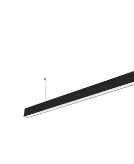 Svítidla  LED Lustr na lanku SAMSUNG CHIP LED/40W/230V 6400K černá 