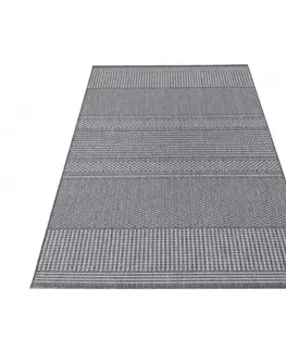 Skandinávské koberce Univerzální koberec s jemným vzorem v šedé barvě