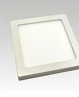 LED stropní svítidla NBB RIKI-P LED 240V 18W 3000K, bílé, pr.225x40mm IP40 253400070