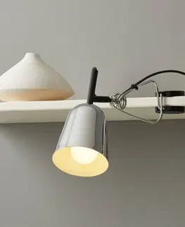 Stolní lampy a lampičky s klipem FARO BARCELONA Světlo se svorkou Studio, chromované