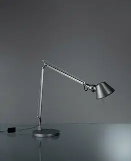 Stolní lampy do kanceláře Artemide TOLOMEO MIDI LED těleso lampy šedá bez podstavce A015120