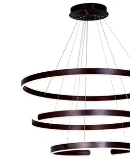 Svítidla Zam Zam 2015 - LED Stmívatelný lustr na lanku LED/120W/230V hnědá 