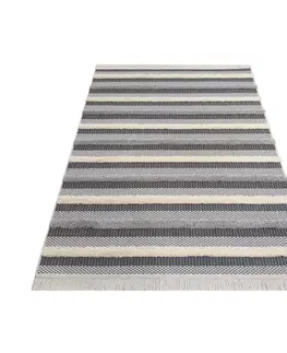 Skandinávské koberce Nadčasový koberec ve skandinávském stylu v šedé barvě