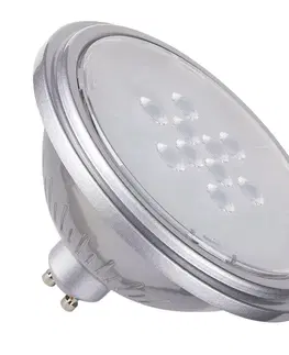 LED žárovky SLV BIG WHITE QPAR111 GU10 LED světelný zdroj stříbrný 7 W 4000 K CRI 90 40° 1005296