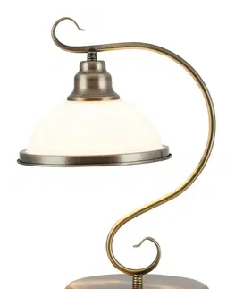 Lampy na noční stolek Rabalux stolní lampa Elisett E27 1x MAX 60W bronzová 2752
