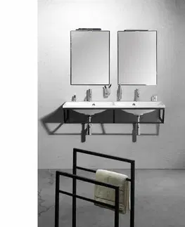 Koupelnový nábytek SAPHO Ska311 Ska stojan na ručníky 55 x 79 x 20 cm, bílá mat