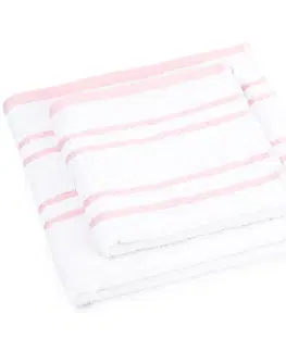 Ručníky Profod Sada ručníku a osušky Snow růžová, 50 x 100 cm, 70 x 140 cm