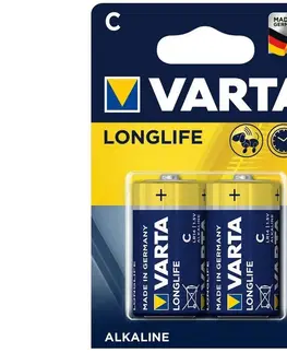 Baterie nabíjecí Varta Varta 4114 - 2 ks Alkalická baterie LONGLIFE EXTRA C 1,5V 