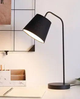 Stolní lampy kancelářské Pauleen Pauleen True Elegance stolní lampa v černé barvě